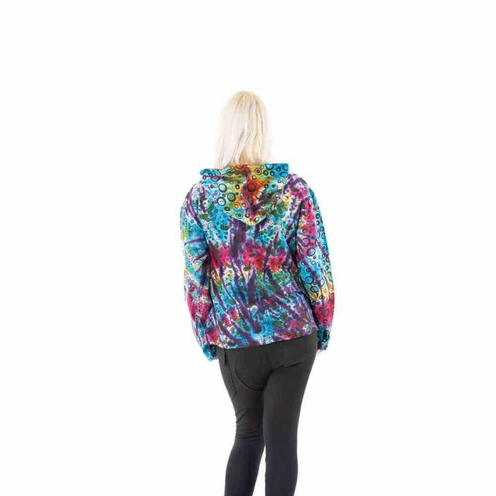 Innocent Lifestyle - Sinker Tie Dye Veste zip à capuche - Multicolore